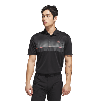 ADIDAS PERFORMANCE ALLOVER PRINT POLO SHIRT