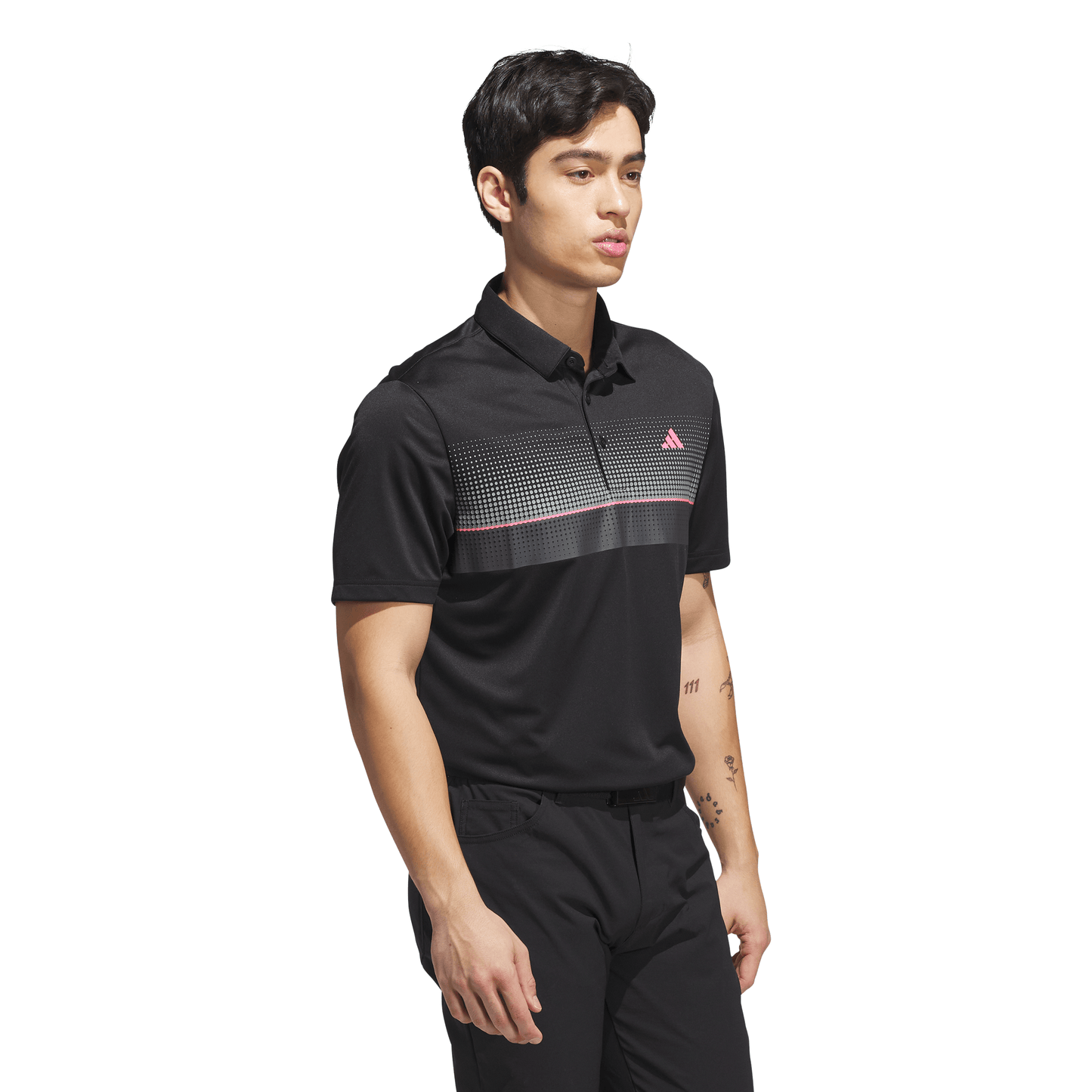 ADIDAS PERFORMANCE ALLOVER PRINT POLO SHIRT