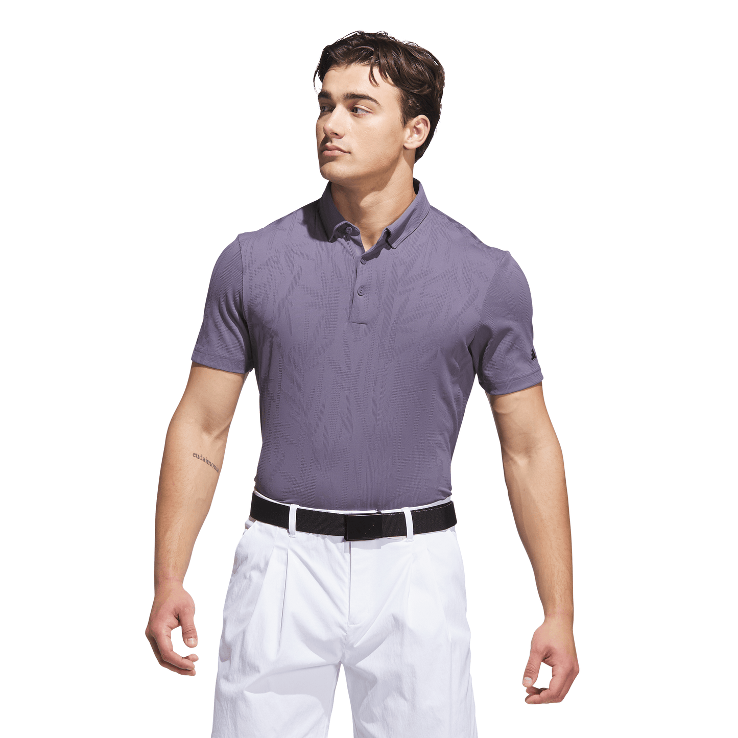 ADIDAS  GO-TO TEXTURED POLO SHIRT