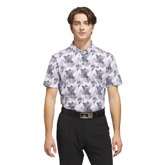ADIDAS MEN'S GO-TO PRINTED POLO