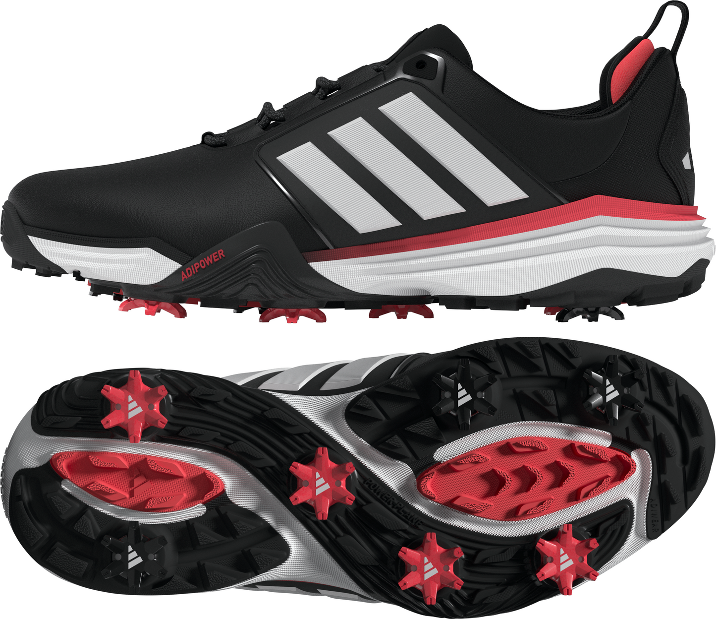 ADIDAS MENS ADIPOWER 26 WD - BLACK/WHITE/RED