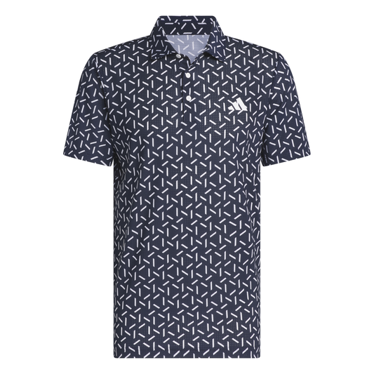 ULTIMATE365 MESH PRINT CLIMACOOL POLO SHIRT - NAVY