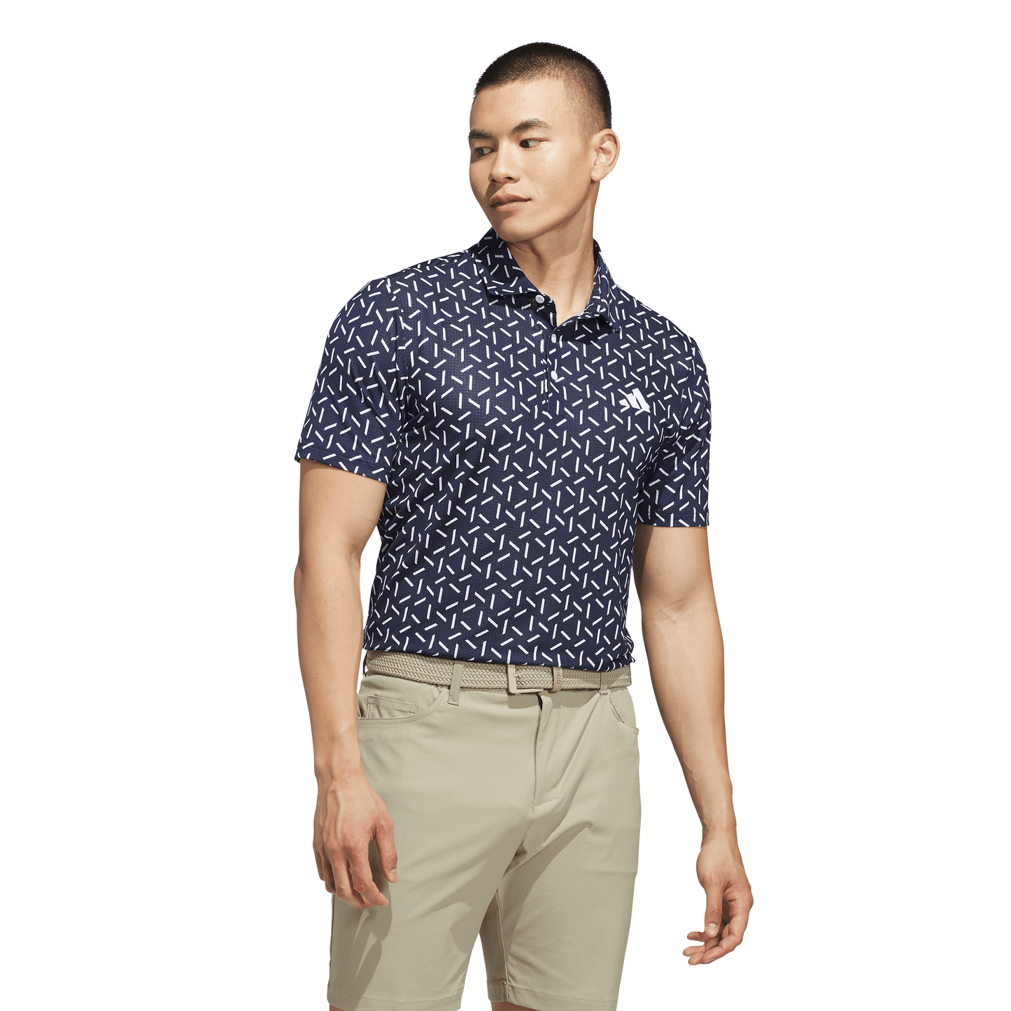 ULTIMATE365 MESH PRINT CLIMACOOL POLO SHIRT - NAVY