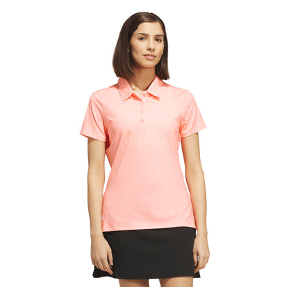 ADIDAS WOMENS AOP SS POLO -FROZEN TURBO