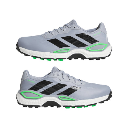 ADIDAS MEN'S CODE CHAOS 27 SPIKELESS GOLF SHOES SILVER/BLACK/GREEN