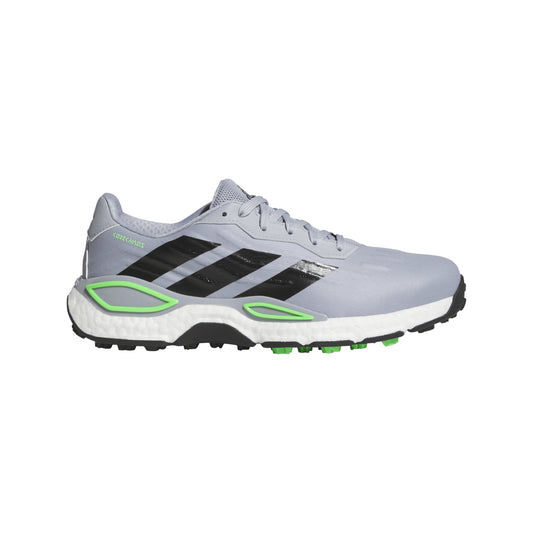 ADIDAS MEN'S CODE CHAOS 27 SPIKELESS GOLF SHOES SILVER/BLACK/GREEN