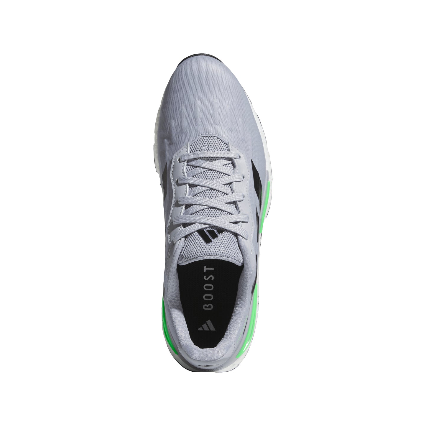 ADIDAS MEN'S CODE CHAOS 27 SPIKELESS GOLF SHOES SILVER/BLACK/GREEN