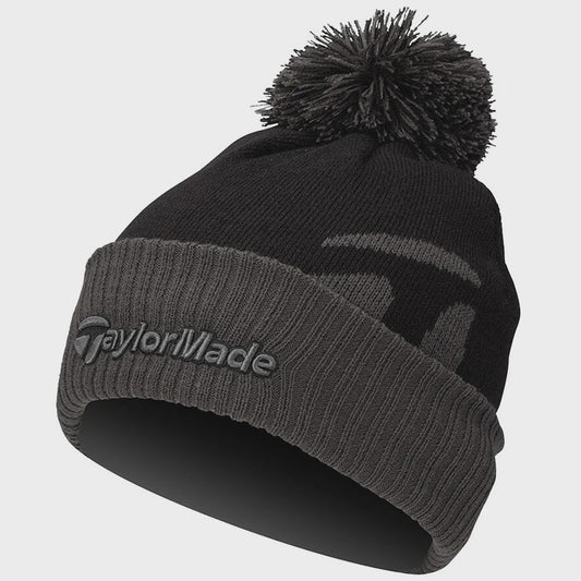TAYLORMADE MENS BOBBLE BEANIE