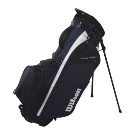 WILSON - FEATHER STAND BAG NAVY/SILVER- BLACK/RED