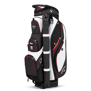 Callaway Forrester Cart Bag - White/Black/Red