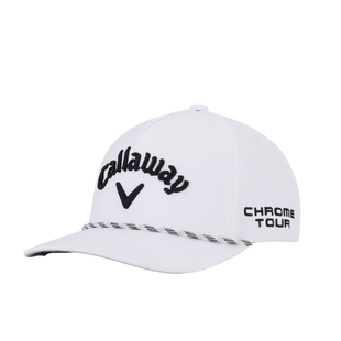 CALLAWAY CAP - TA PERFORMANCE ROPE CAP 25 WHITE/BLACK